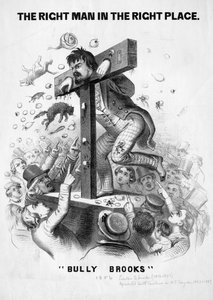 Doğru yerdeki doğru adam Bully Brooks, 1856 dolayları