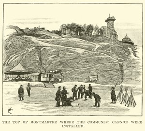 Komünist topun yerleştirildiği Montmartre