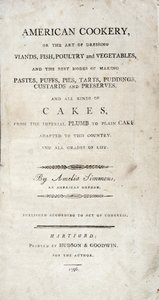 Amelia Simmons tarafından yazılan American Cookery