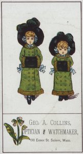 manşon giyen iki kız by American School