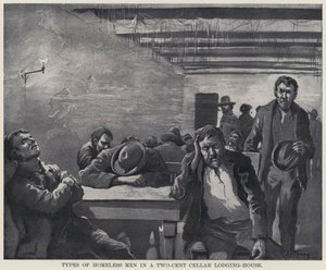 İki Sentlik Bir Mahzen Pansiyonunda Evsiz Erkek Türleri (lito) by American School