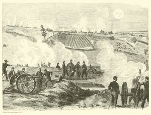Merkeze yakın birlik pozisyonu, Gettysburg Savaşı, 2 Temmuz, Temmuz 1863 by American School