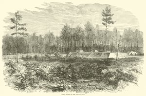 Birlik Weldon Yolu üzerinde 1864 Ağustos çalışır by American School
