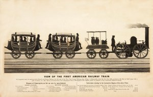 İlk Amerikan Demiryolu Treni