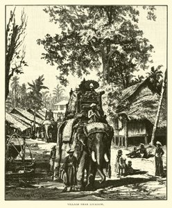 Lucknow yakınlarındaki köy by American School
