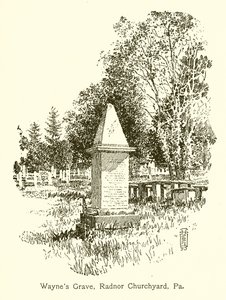 Waynes Mezarı, Radnor Kilisesi, Pa by American School