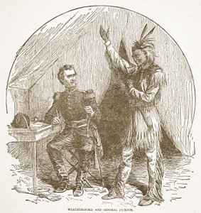Weathersford ve General Jackson, bir kitap barından. 1896 by American School