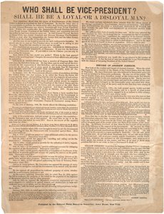 Kim Başkan Yardımcısı olacak? George Pendleton, Andrew Johnson
