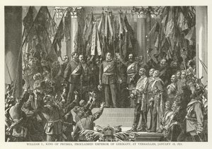 Prusya Kralı I. William, 18 Ocak 1871