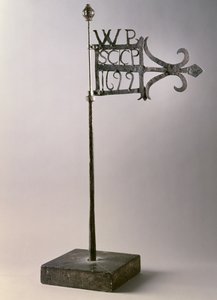 William Penn rüzgar gülü (demir) by American School