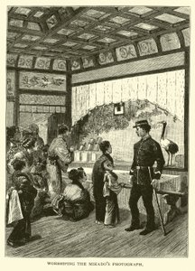 Mikados fotoğrafına tapınmak by American School