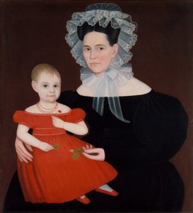 Bayan Mayer ve Kızı, 1835-40.