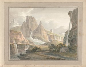 İngiltere, İskoçya ve Galler'den Görüntüler: Le Grand Theatre des Alps and Glaciers by Amos Green