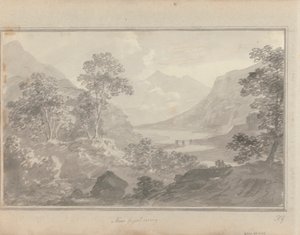 İngiltere, İskoçya ve Galler'den Manzaralar: Capel Cerrig Yakınında by Amos Green