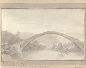 İngiltere, İskoçya ve Galler'deki Görüntüler: Pont Y Pridd, Vale of Taff veya Glamorgan'da by Amos Green