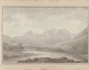 İngiltere, İskoçya ve Galler'deki Görüntüler: Capel Cerrig'den Snowdon by Amos Green