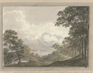 İngiltere, İskoçya ve Galler'deki Görüntüler: Skodow ve çevresi üzerindeki geçici etki, Lowdoor'un düşüşünden dönerken, 30 Temmuz 1805 by Amos Green