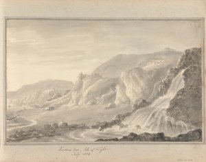 İngiltere, İskoçya ve Galler'deki Görüntüler: Ventnor Cove, Wight Adası, Temmuz 1804