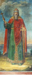 Grand Duque Vladimir Svyatoslavich by Ancient Russian frescos