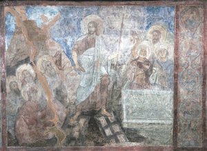 Cehenneme İniş by Ancient Russian frescos