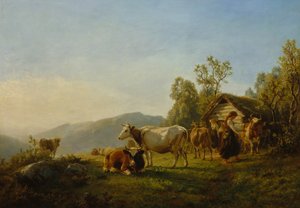 İnekler ile sütçü kızlar by Anders Askevold