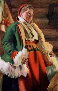 Braskkulla, Morolu Köylü Kızı, 1911-1912 by Anders Leonard Zorn