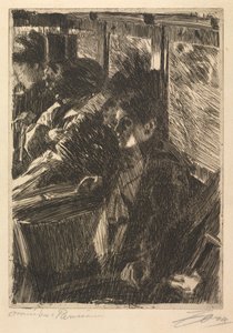 Otobüs, 1892. by Anders Leonard Zorn