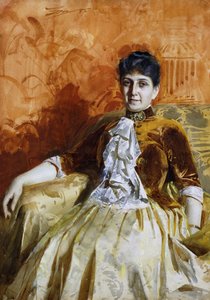Lisen Lamm'ın Portresi, 1885 by Anders Leonard Zorn
