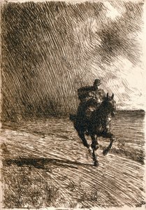 Fırtına, 1891 by Anders Leonard Zorn