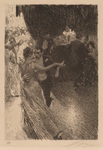 Vals, 1891. by Anders Leonard Zorn