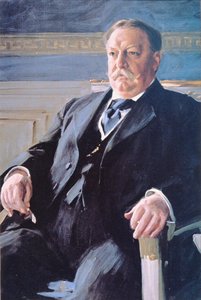 William H. Taft (1857-1930) (renkli taş) by Anders Leonard Zorn