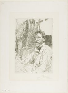 Ağustos Aziz Gaudens by Anders Leonard Zorn