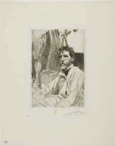 Ağustos Aziz Gaudens by Anders Leonard Zorn