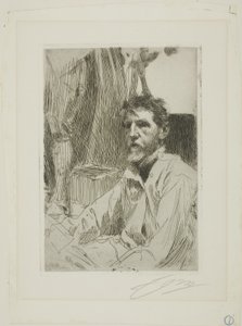 Ağustos Aziz Gaudens by Anders Leonard Zorn
