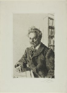 Ağustos Strindberg by Anders Leonard Zorn