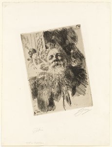 Auguste Rodin by Anders Leonard Zorn