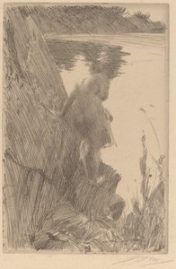 Bather III (Dos Baigneuse) by Anders Leonard Zorn