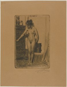 sobanın önünde by Anders Leonard Zorn