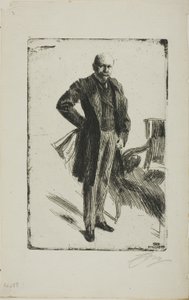 Albay Lamont I (Bütün uzunluk) by Anders Leonard Zorn
