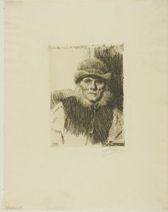 Dalecarlian Köylü (Lavards Anders) by Anders Leonard Zorn