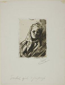 Dalecarlian Köylü Kadın by Anders Leonard Zorn