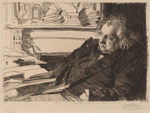 Ernest Renan by Anders Leonard Zorn