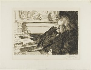 Ernest Renan by Anders Leonard Zorn