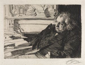 Ernest Renan by Anders Leonard Zorn