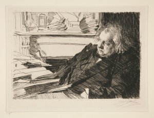 Ernest Renan by Anders Leonard Zorn