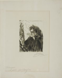 Sigara İçen Kız II by Anders Leonard Zorn