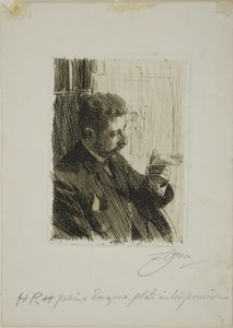 H. R. H. İsveç Prensi Eugen by Anders Leonard Zorn
