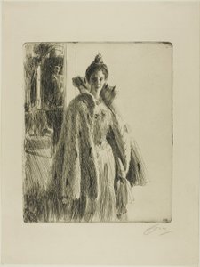 İsveç II H. R. H. Prenses Ingeborg by Anders Leonard Zorn