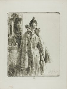 İsveç II H. R. H. Prenses Ingeborg by Anders Leonard Zorn