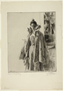 H. R. H. İsveç Prensesi Ingeborg I by Anders Leonard Zorn